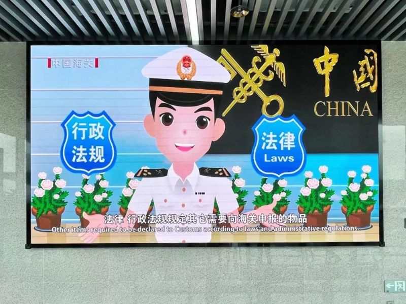 会展海关政务公开专区之政策解读视频专用大屏